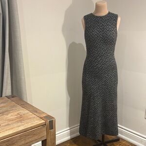 Zara Charcoal Sleeveless Maxi Dress